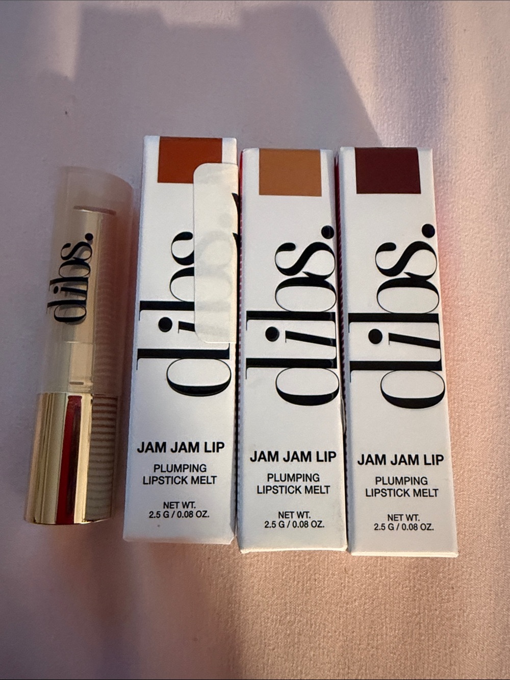 Dibs Jam Jam Lip Plumping Lipstick Melt - Neutral & Berry Shades
